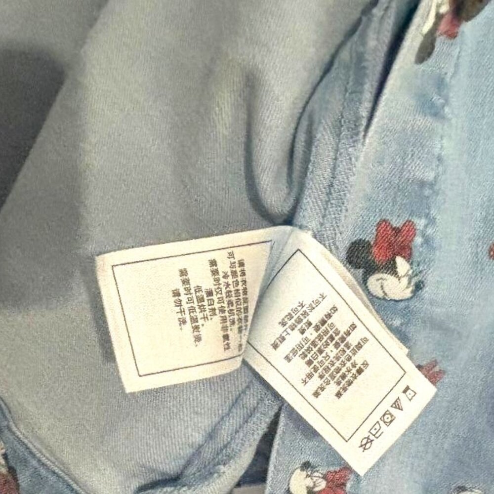 Disney Parks Womans Minnie Mouse Stretch Denim Jean Jacket SZ 2X - Picture 13 of 15